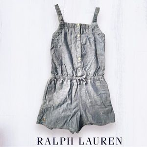 Ralph Lauren Denim Romper Girl